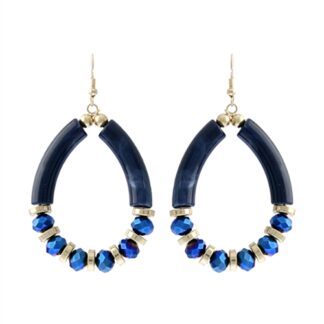 Blue Bead Earrings